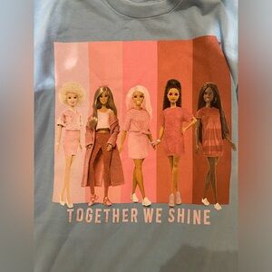Barbie Together We Shine Tshirt (Size M) NWT